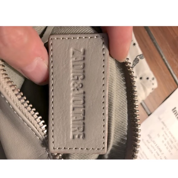 Zadig & Voltaire Natural Rock Savage Nano Snake-embossed Leather Cross-body Bag - Picture 6 of 7